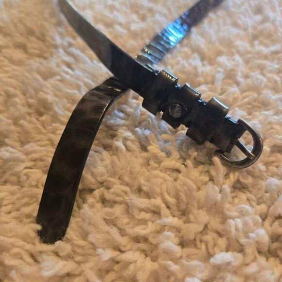 J Crew Skinny Belt Leather Animal Print S - Picture 2 of 8